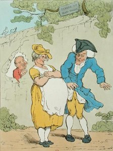 Den gravida kvinnan av Thomas Rowlandson