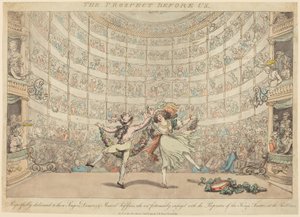 ”The Prospect” framför oss, nr 2 av Thomas Rowlandson