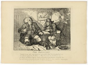 The Recovery, från Boswells Tour of the Hebrides av Thomas Rowlandson