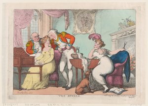 Rivalerna, 14 juli 1807, 14 juli 1807. av Thomas Rowlandson