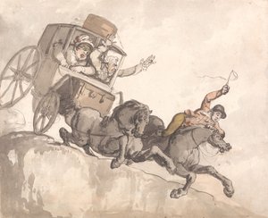 Den förrymda tränaren av Thomas Rowlandson