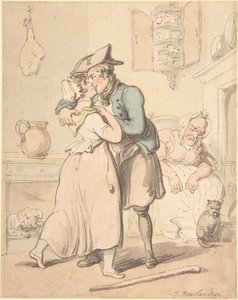 Sjömannens återkomst från aktiv tjänst av Thomas Rowlandson