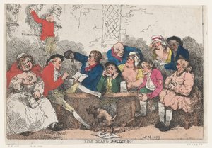 Slangsällskapet, 24 juli 1785., 24 juli 1785. av Thomas Rowlandson