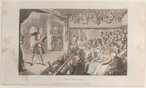 Scenen. George Primrose som Horatio, från The Vicar of Wakefield, 1 maj 1817., 1 maj 1817. av Thomas Rowlandson