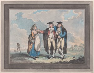 Studenterna, 1 januari 1793., 1 januari 1793. av Thomas Rowlandson