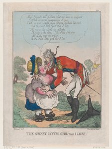 Den söta lilla flickan som jag älskar, 4 juni 1808., 4 juni 1808. av Thomas Rowlandson