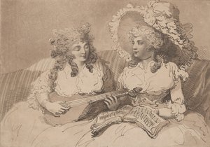 The Syrens, 10 april 1787, 10 april 1787. av Thomas Rowlandson