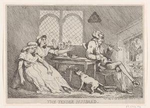 Den öma maken, 28 juli 1786, 28 juli 1786. av Thomas Rowlandson