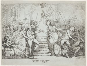 The Times, december 1788, december 1788. av Thomas Rowlandson