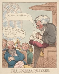 Topers misstag av Thomas Rowlandson