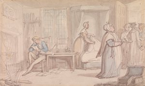 Studentrummet av Thomas Rowlandson