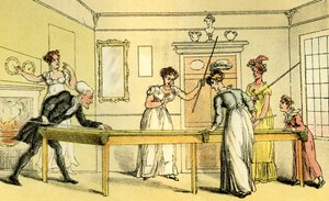 "Biljardbordet" av Thomas Rowlandson