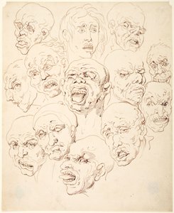 Tretton huvuden av Thomas Rowlandson