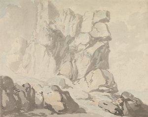 Tintagel Castle av Thomas Rowlandson