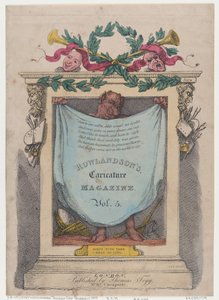 Titelsida, Rowlandsons Caricature Magazine, Vol. 5, 1808., 1808. av Thomas Rowlandson