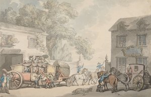 Att resa i Frankrike av Thomas Rowlandson