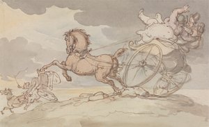 Två spelningar i trubbel av Thomas Rowlandson