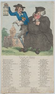 Vicar och Moses, 8 augusti 1784, 8 augusti 1784. av Thomas Rowlandson