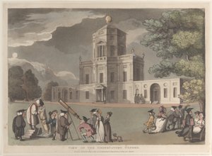 View of the Observatory, Oxford, 1 maj 1810., 1 maj 1810. av Thomas Rowlandson
