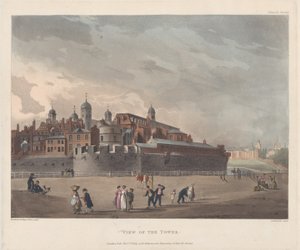 Utsikt över tornet, 1 oktober 1809., 1 oktober 1809 av Thomas Rowlandson