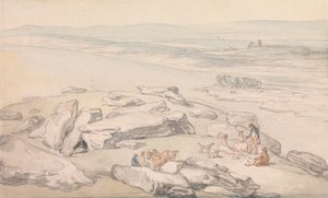 Se på Exmoor av Thomas Rowlandson