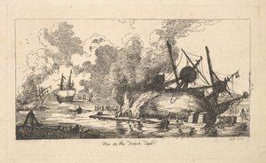 Utsikt över den franska kusten, 1787. av Thomas Rowlandson