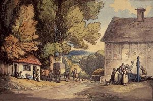 Village Green av Thomas Rowlandson