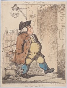Waddling In!, 1 augusti 1799., 1 augusti 1799. av Thomas Rowlandson