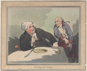 I väntan på middag, 5 november 1792, 5 november 1792. av Thomas Rowlandson