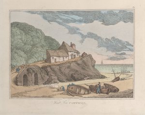 West Loo, Cornwall av Thomas Rowlandson