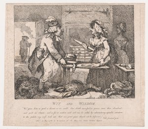 Vett och visdom Pittoreska skönheter i Boswell, Part the First, 15 maj 1786., 15 maj 1786. av Thomas Rowlandson