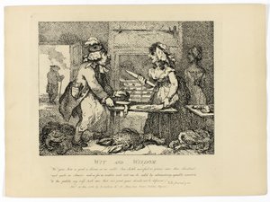 Vits och visdom, från Boswells resa till Hebriderna av Thomas Rowlandson