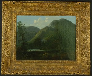 Rydal Hall, ca 1790 olja på duk av Thomas Sautelle Roberts
