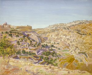 Utsikt över Jerusalem, 1854