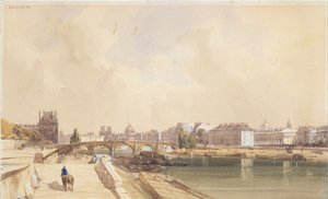 Pont Royal år 1833 av Thomas Shotter Boys
