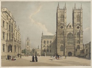 London som det är: Westminster Abbey av Thomas Shotter Boys