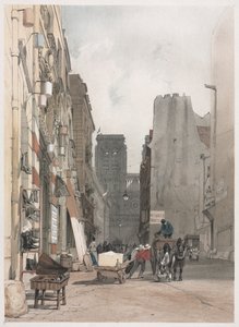 Pittoresk arkitektur i Paris, Gent, Antwerpen, Rouen: Notre Dame, Paris av Thomas Shotter Boys