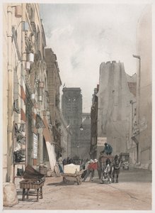 Pittoresk arkitektur i Paris, Gent, Antwerpen, Rouen: Notre Dame, Paris, 1839. av Thomas Shotter Boys