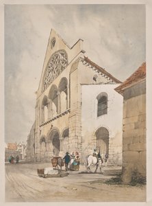 Pittoresk arkitektur i Paris, Gent, Antwerpen, Rouen: St. Andre, Chartres, Frankrike av Thomas Shotter Boys