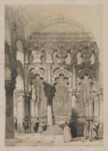 Pittoreska skisser i Spanien: Moskén, Cordova, 1837.