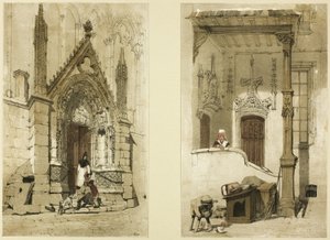 Röd dörr, Notre Dame, Paris av Thomas Shotter Boys