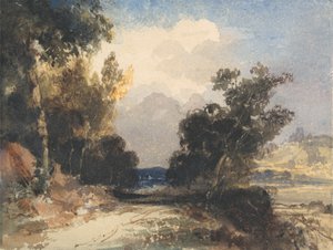Utsikt nära Arundel Castle av Thomas Shotter Boys