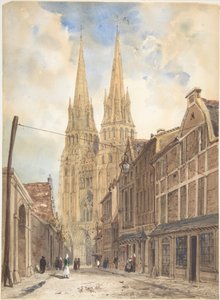 Vy över Bayeux av Thomas Shotter Boys