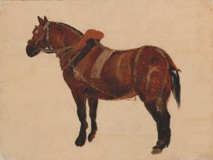 Studie av en arbetshäst av Thomas Sidney Cooper
