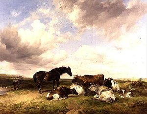Sommarregn av Thomas Sidney Cooper