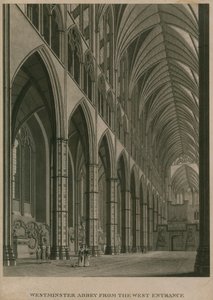 Westminster Abbey, London, från den västra ingången