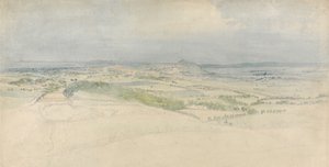En avlägsen utsikt över Edinburgh av Thomas Stothard