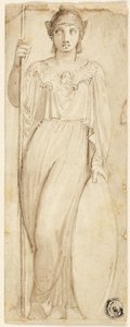Athena, eller Britannia identifierad som Athena av Thomas Stothard