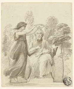 Krönande Homer av Thomas Stothard