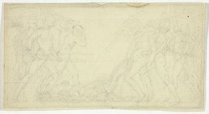 Fris av krigare av Thomas Stothard